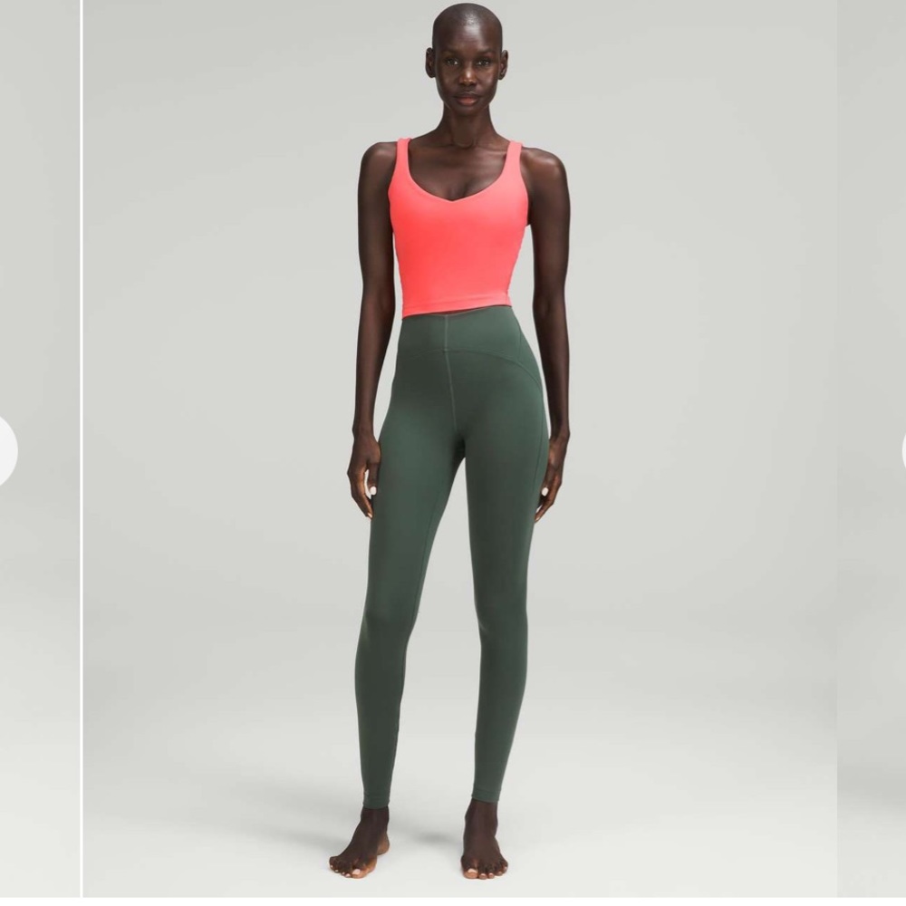 lululemon Instill High Rise Tight 28” Smoked Spruce size 6